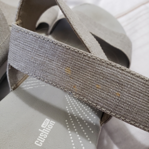 🌞SOLD🌞 Clarks Cloudsteppers Arla Jacory Platform Nylon Strap Sandals Womens 10 - Picture 7 of 10